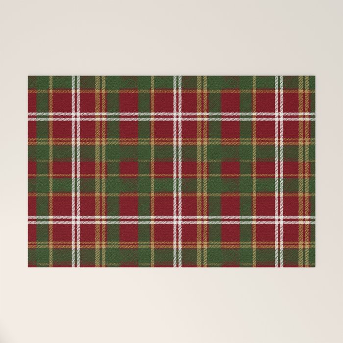 Classic Tartan Plaid Welcome Mat Gallery Image 1