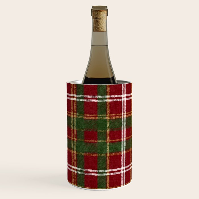 Classic Tartan Plaid Wine Chiller Gallery Image 3