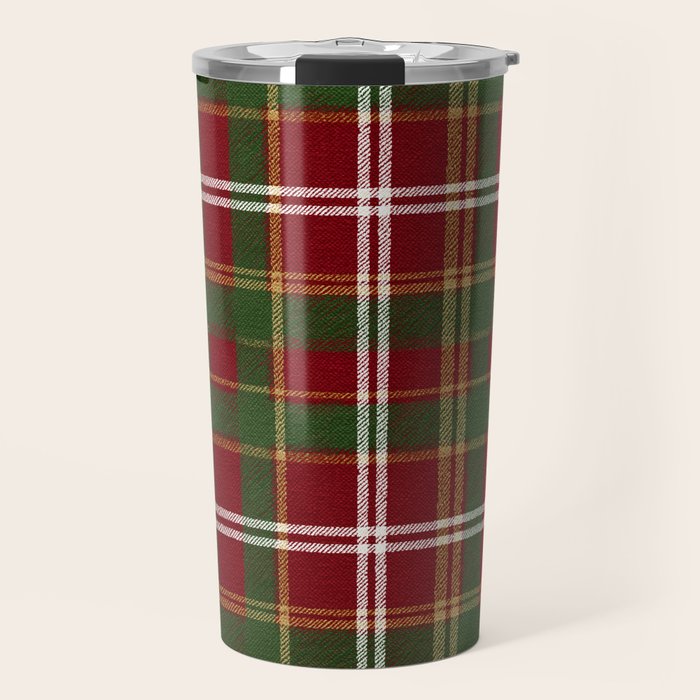Classic Tartan Plaid Travel Mug Gallery Image 1