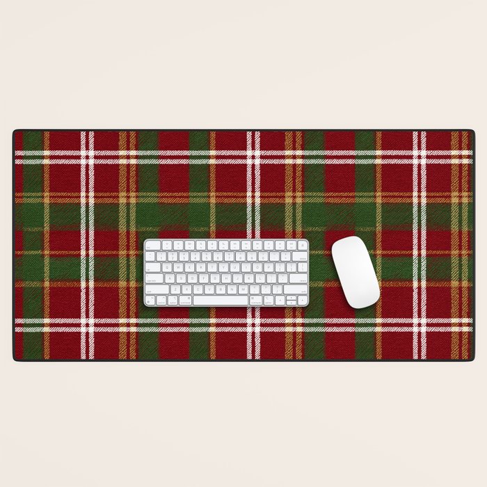 Classic Tartan Plaid Desk Mat Gallery Image 1