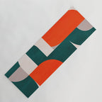 Mid century landscape Yoga Mat Gallery Image 1