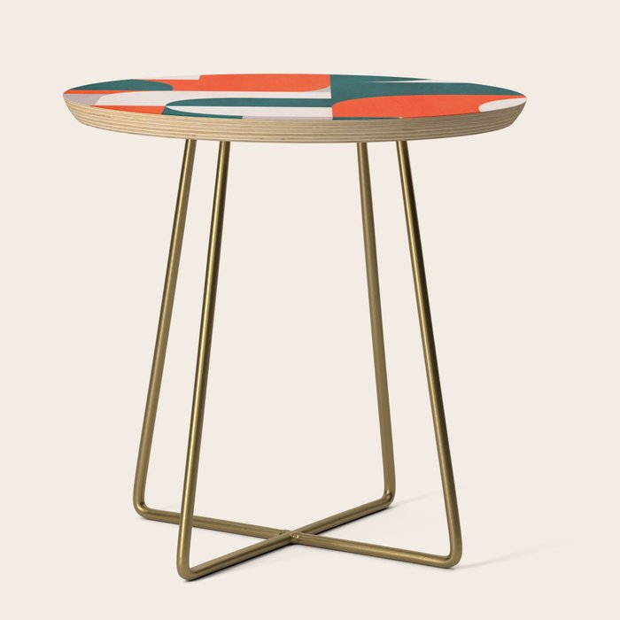 Mid century landscape Side Table Gallery Image 1