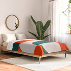Mid century landscape Comforter Gallery Image 2