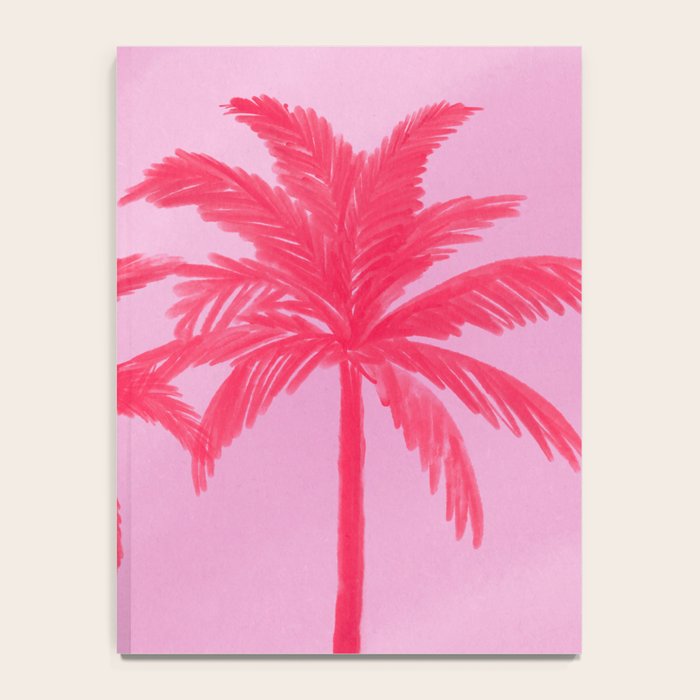 Pink Palm Trees Summer Tropical Aesthetic Notebook Gallery Image 4