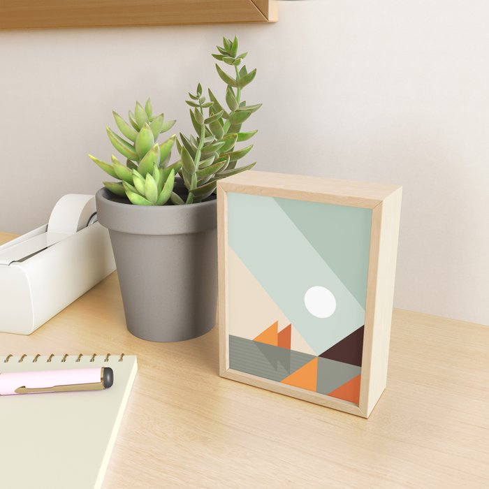 Geometric Landscape 24 Mini Art Print Gallery Image 2