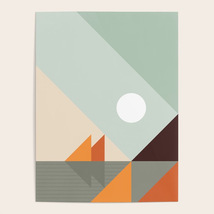 Geometric Landscape 24 Poster Gallery Image 4