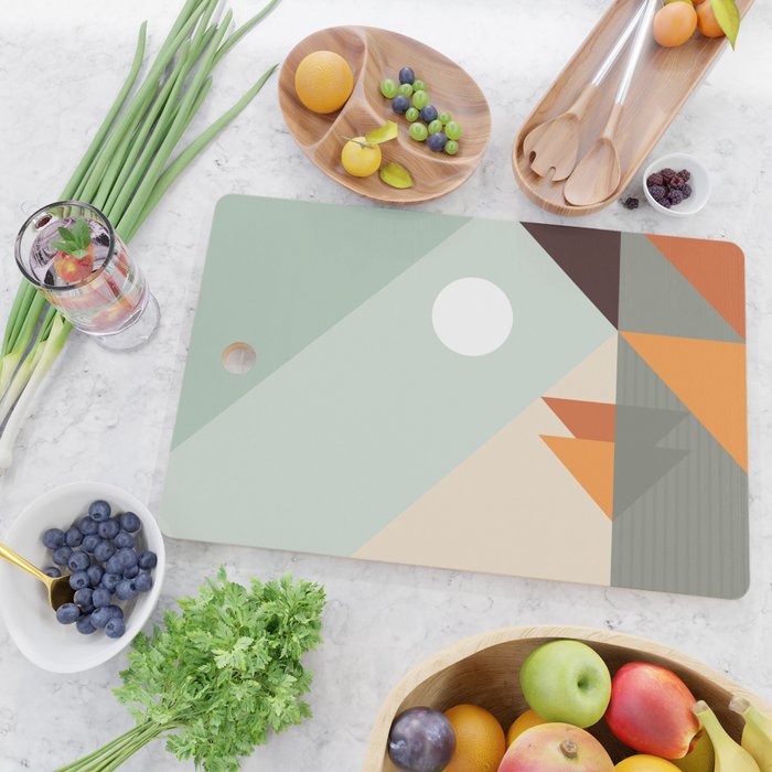 Geometric Landscape 24 Cutting Board Gallery Image 2