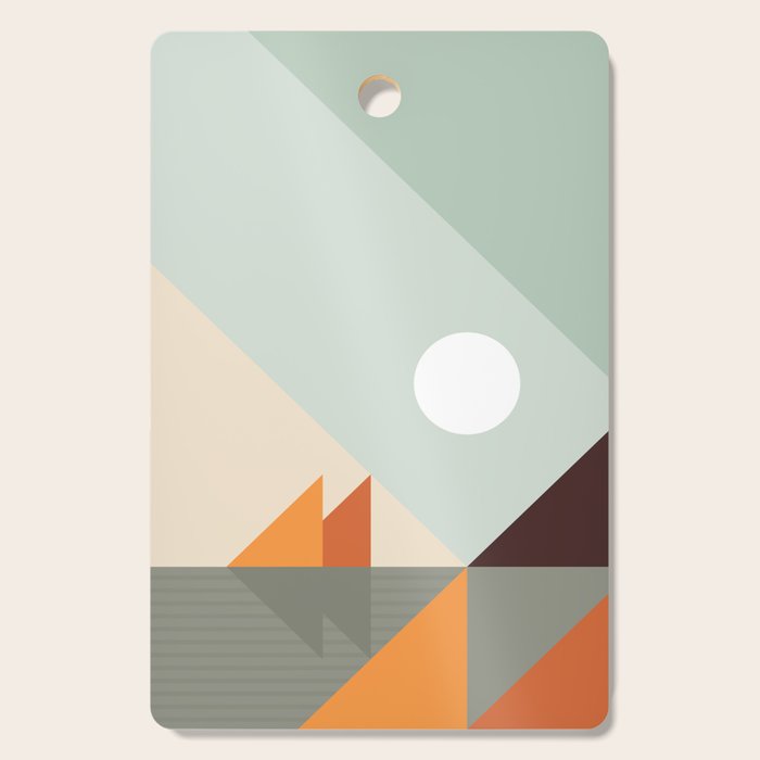 Geometric Landscape 24 Cutting Board Gallery Image 1