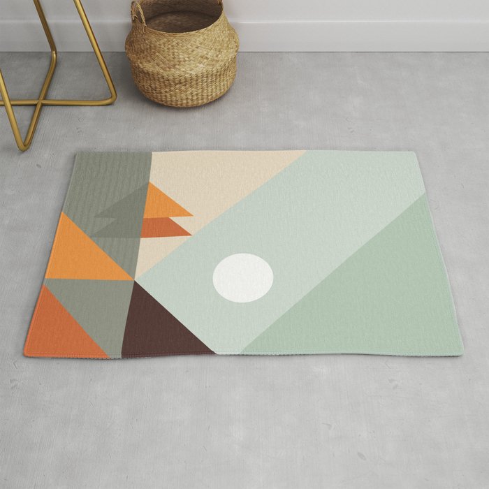 Geometric Landscape 24 Rug Gallery Image 1