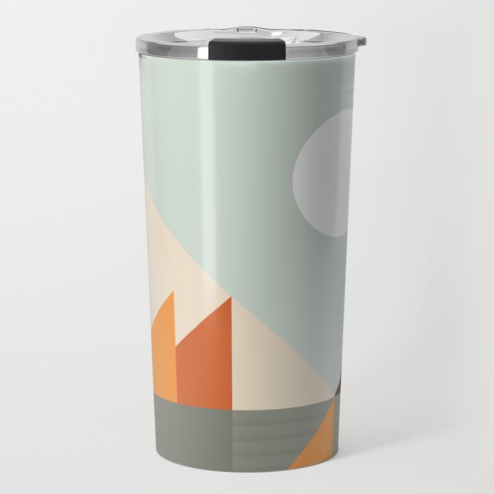 Geometric Landscape 24 Travel Mug Gallery Image 1