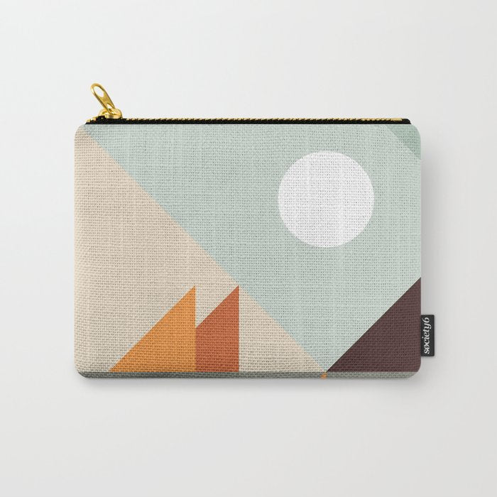 Geometric Landscape 24 Carry All Pouch Gallery Image 1