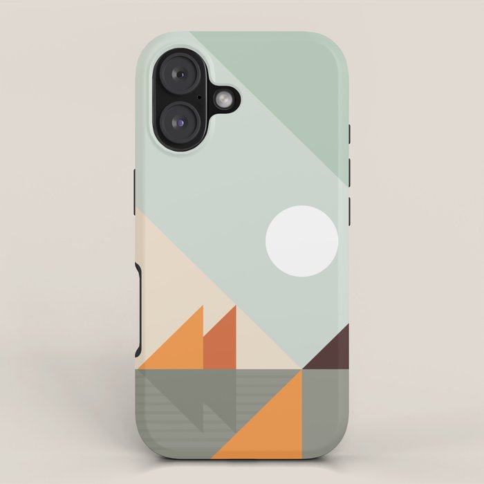 Geometric Landscape 24 iPhone Case Gallery Image 1