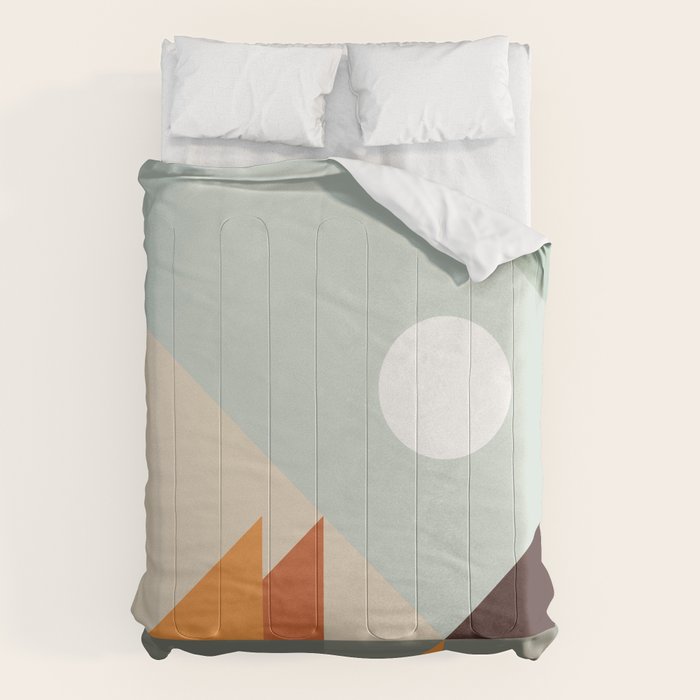Geometric Landscape 24 Comforter Gallery Image 6