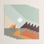 Geometric Landscape 24 Wrapping Paper Gallery Image 3