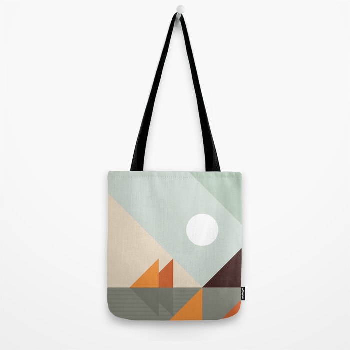 Geometric Landscape 24 Tote Bag Gallery Image 2
