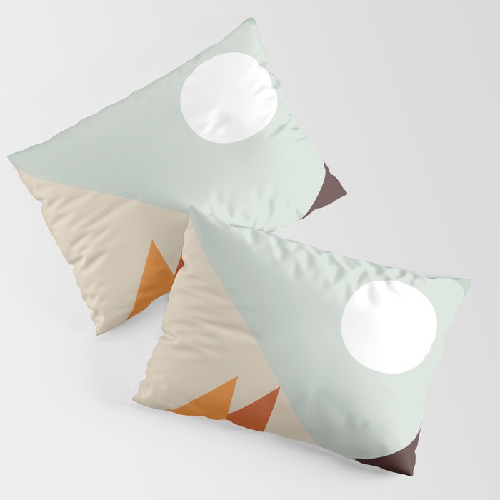 Geometric Landscape 24 Pillow Sham Gallery Image 1