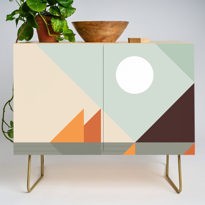 Geometric Landscape 24 Credenza Gallery Image 1