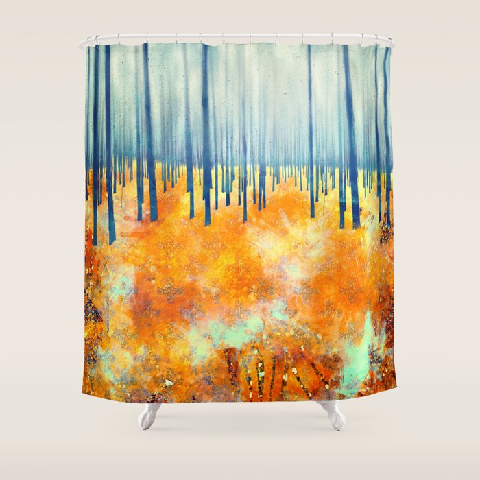 Late Autumn Shower Curtain Gallery Image 1