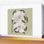 Peonies flowers II Wall Mural Gallery Image 2