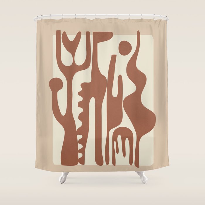 Terracotta Dreams 1 Shower Curtain Gallery Image 1