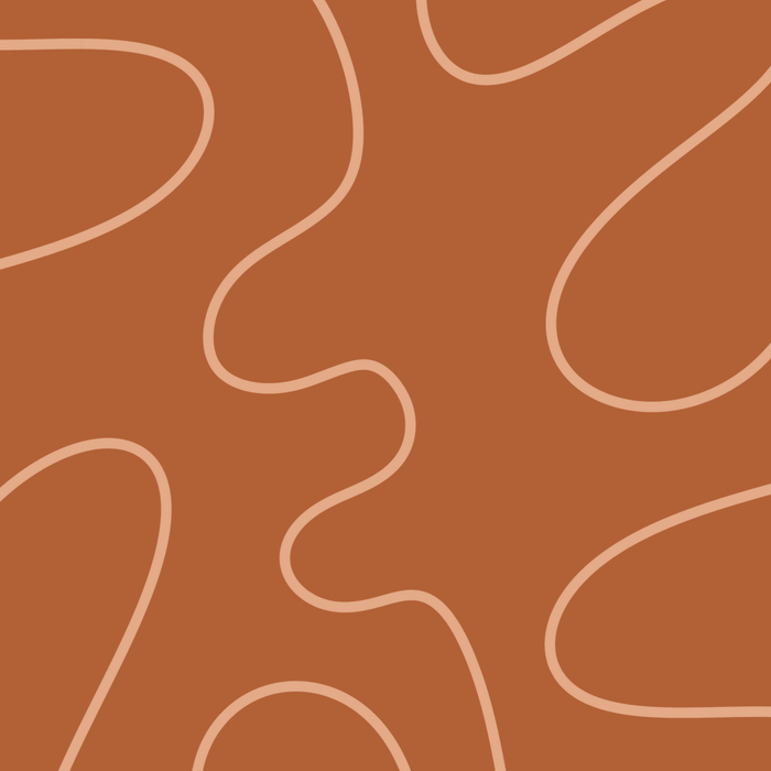 Squiggle Abstract Minimalist Modern Boho Pattern in Terracotta Rust Coffee Mug Gallery Image 2