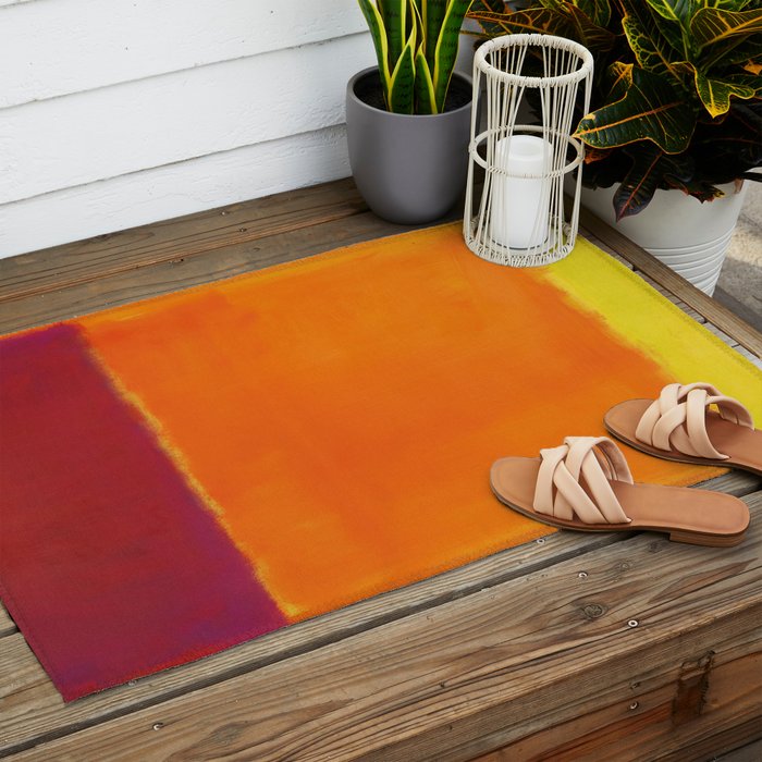 Mark Rothko - Untitled No 73 - 1952 Artwork Outdoor Rug Gallery Image 2