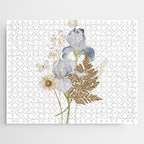 Soft Nature Floral and Butterflies Jigsaw Puzzle Gallery Image 1