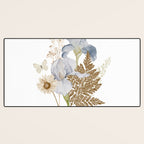 Soft Nature Floral and Butterflies Desk Mat Gallery Image 3