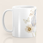 Soft Nature Floral and Butterflies Coffee Mug Gallery Image 3
