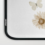 Soft Nature Floral and Butterflies Laptop Sleeve Gallery Image 3