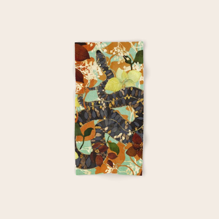 Fall Serpent Garden Bath Towel Gallery Image 1