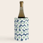 Wonderful bold dots blue and mint Wine Chiller Gallery Image 1