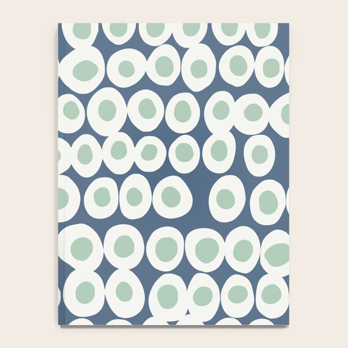 Wonderful bold dots blue and mint Notebook Gallery Image 4