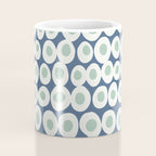 Wonderful bold dots blue and mint Coffee Mug Gallery Image 4