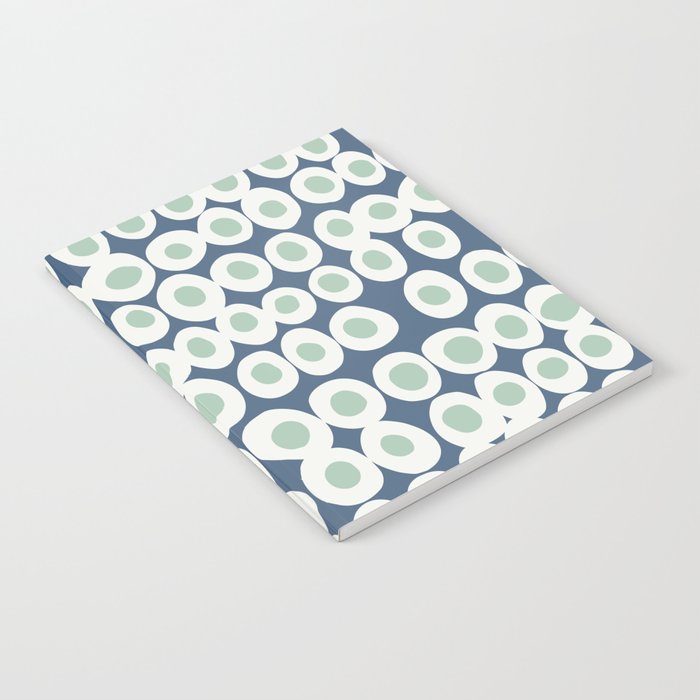 Wonderful bold dots blue and mint Notebook Gallery Image 2