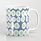 Wonderful bold dots blue and mint Coffee Mug Gallery Image 1