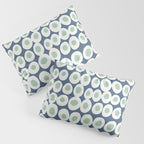 Wonderful bold dots blue and mint Pillow Sham Gallery Image 3