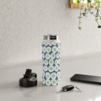 Wonderful bold dots blue and mint Water Bottle Gallery Image 4