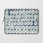 Wonderful bold dots blue and mint Laptop Sleeve Gallery Image 1