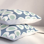 Wonderful bold dots blue and mint Pillow Sham Gallery Image 3
