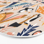 Camping Kit - Orange & Blue Bath Mat Gallery Image 3