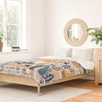 Camping Kit - Orange & Blue Duvet Cover Gallery Image 2