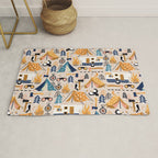 Camping Kit - Orange & Blue Rug Gallery Image 1