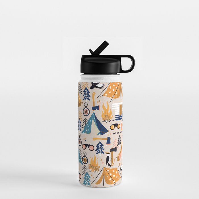 Camping Kit - Orange & Blue Water Bottle Gallery Image 1