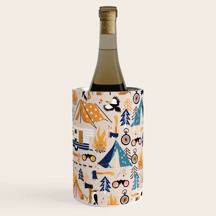 Camping Kit - Orange & Blue Wine Chiller Gallery Image 2