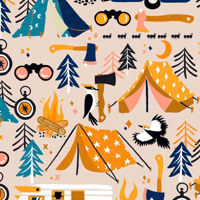 Camping Kit - Orange & Blue Coffee Mug Gallery Image 2