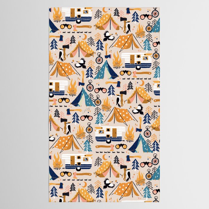 Camping Kit - Orange & Blue Tablecloth Gallery Image 2