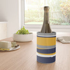 Stripes Abstract, Yellow, Grey, Navy Wine Chiller Gallery Image 4