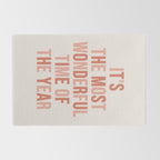 The Most Wonderful Time Of The Year Warm Pink Rug Gallery Image 2
