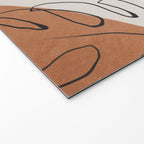 Minimal Abstract Art- Monstera Welcome Mat Gallery Image 2